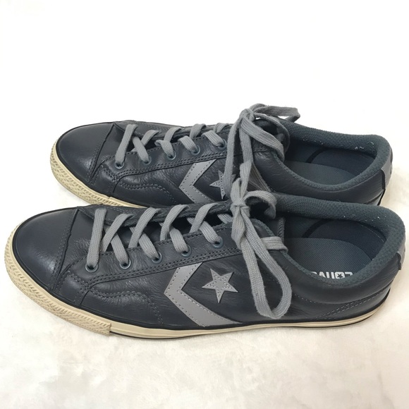Converse Cons One Star Blue Gray Leather Mens 11